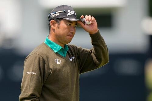 全米プロ選手権第2日　プレーする松山英樹(AP)