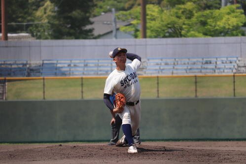 京産大戦に先発し完封勝利した大商大･星野世那