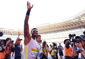 【陸上】｢まず楽しむこと｣男子100m優勝のノア･ライルズ、日本若手勢にメッセージ