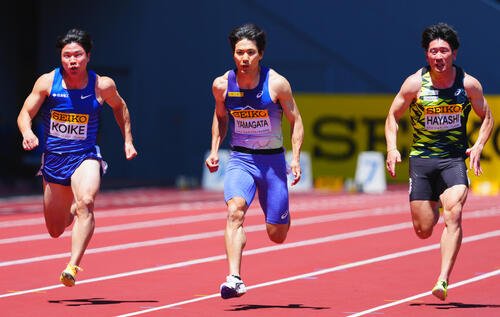 【陸上】100mで珍事！1000分の1秒まで同タイム→抽選で決勝進出者決定　山縣亮太は…