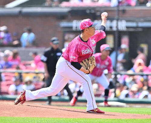【楽天】ソフトバンクに敗れ4連勝逃す　1カ月ぶり先発藤井聖6回2失点｢最低限粘りきれた｣