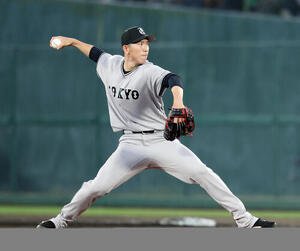 ヤクルト対巨人　巨人先発の戸郷翔征(撮影･宮地輝)