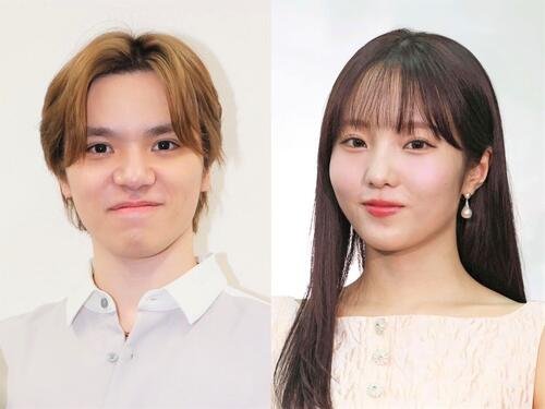 宇野昌磨さん(左)と本田真凜さん