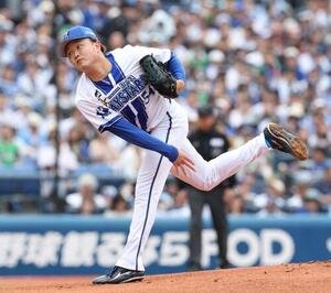 DeNA対ヤクルト　DeNA先発の石田裕太郎(撮影･黒川智章)＝2026年5月24日