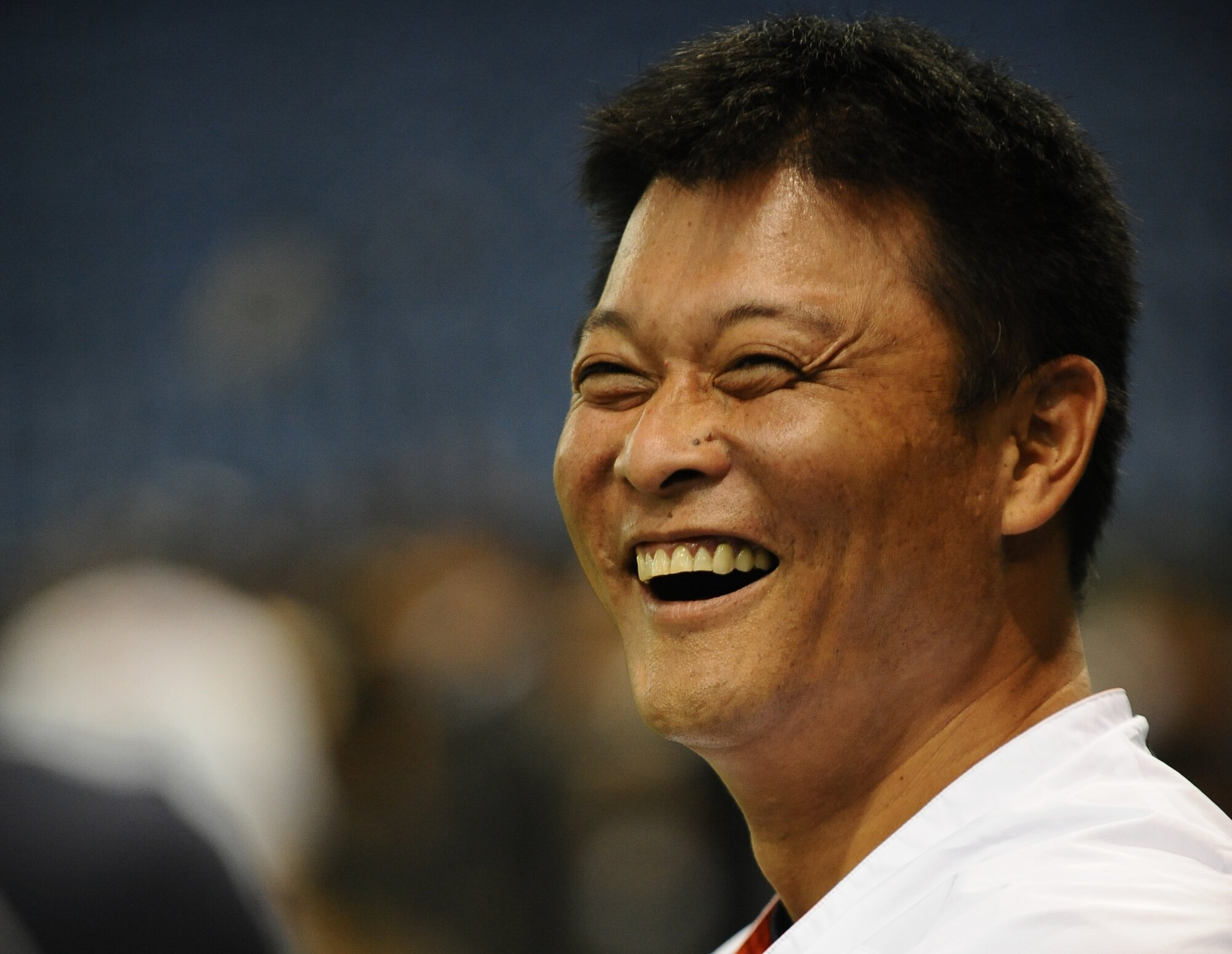 2012年、巨人でコーチを務めた橋上秀樹氏