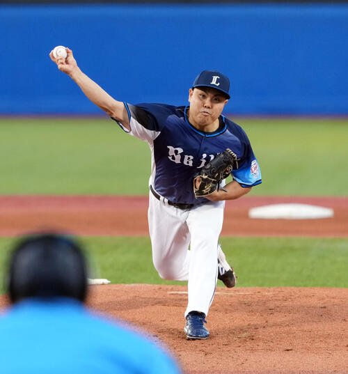 ヤクルト対西武　西武の先発平良海馬(撮影･たえ見朱実)