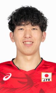 大麻所持の疑いで逮捕されたバレーボール日本代表の佐藤駿一郎容疑者=日本バレーボール協会のホームページから