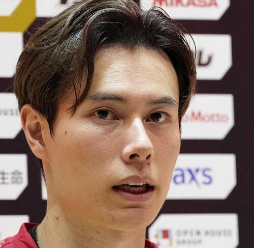 サントリー高橋藍(2026年5月撮影)