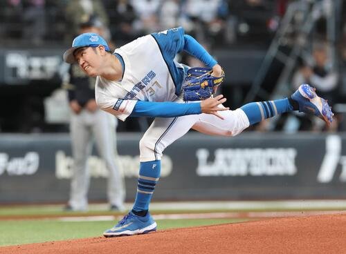 台湾出身の日本ハム古林睿煬(2026年5月撮影)