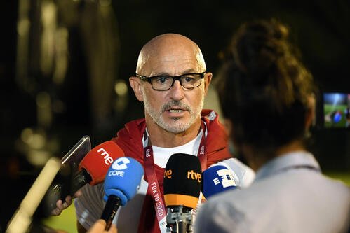 スペイン代表のデラフエンテ監督(2021年8月撮影)
