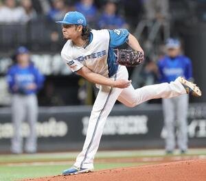 日本ハム対DeNA　日本ハム先発の伊藤大海(撮影･黒川智章)
