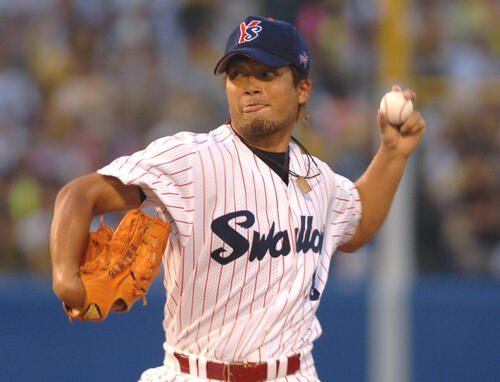 現役時代の藤井秀悟氏(2005年撮影)