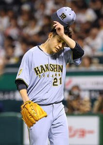 ソフトバンク対阪神　5回3失点で降板した大竹耕太郎(撮影･上田博志)