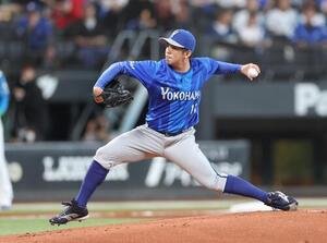 日本ハム対DeNA DeNA先発の東克樹(撮影･黒川智章)