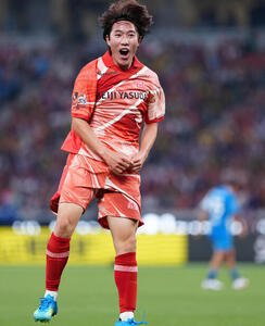 3位決定戦　J1EAST対J1WEST　ゴールを決め喜ぶJ1EAST佐藤龍之介(撮影･鈴木みどり)JリーグオールスターDAZNカップ　