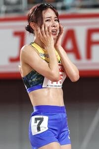 第110回日本陸上競技選手権大会　第1日　女子5000メートル決勝　優勝した山本有真(撮影･宮地輝)