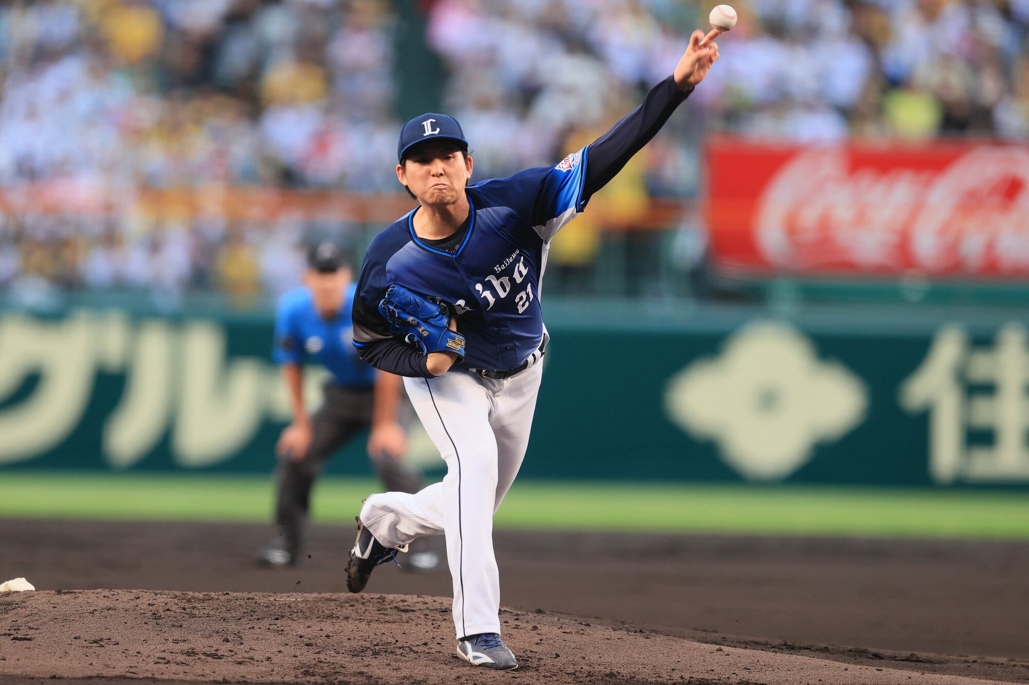 西武先発の武内夏暉=木子慎太郎撮影