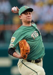 阪神対楽天　阪神先発の大竹耕太郎(撮影･上山淳一)