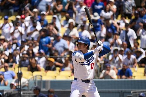 レイズ戦6回に代打で出場した大谷翔平(AP)