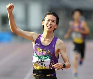 3組、1位でゴールする愛知工大･原一成