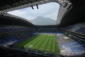 チュニジア戦が行われるメキシコ･モンテレイスタジアム(撮影･足立雅史)