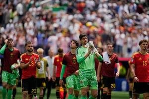 イランと引き分けたベルギー代表選手(AP)