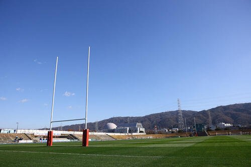 冬の全国高校ラグビー大会が行われる花園ラグビー場(2024年撮影)