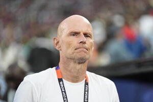 ノルウェー代表のスタレ･ソルバッケン監督(AP)
