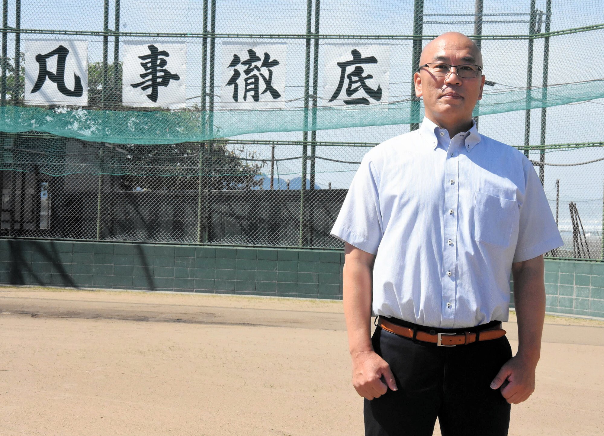 育成功労賞に選ばれた福井農林の島田克久さん=福井市新保町、八百板一平撮影