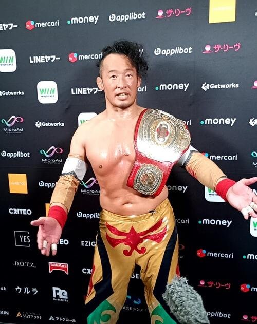 GHCナショナル王座V2を達成した丸藤正道
