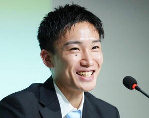桃田賢斗(2024年4月撮影)