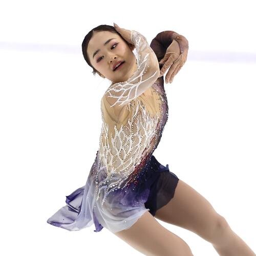 ｢ドリーム･オン･アイス2026｣で華麗な演技を披露する島田麻央(撮影･宮地輝)