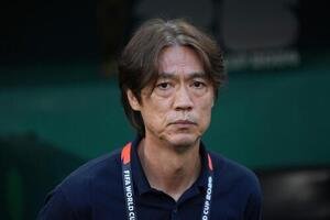 韓国の洪明甫監督(AP)＝2026年6月24日撮影