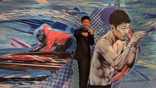 ボクシング元世界3階級制覇王者の中谷潤人が番組出演前に取材に応じた
