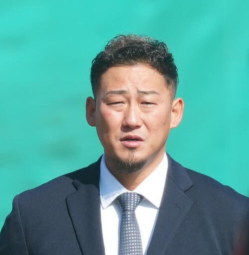中田翔氏(2026年撮影)