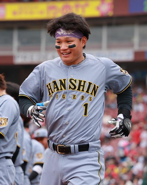 阪神森下翔太(2026年6月撮影)