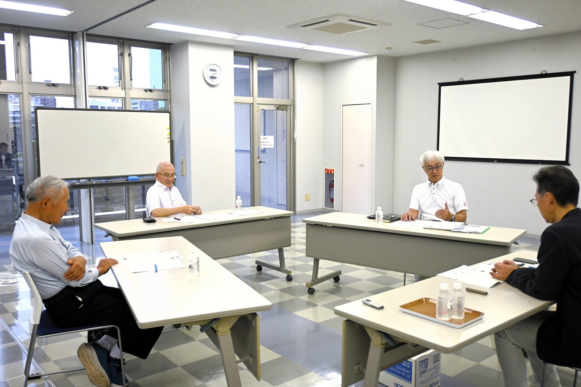 大分大会の展望について熱い議論が繰り広げられた=2026年6月23日午後2時32分、大分市城崎町2丁目、横田千里撮影