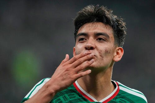 17歳のメキシコ代表MFジルベルト･モラ(AP)