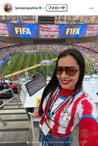 ラリッサ･リケルメのインスタグラムから