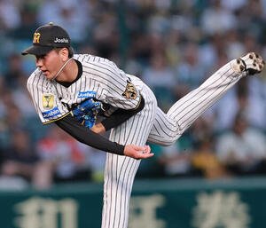 阪神対広島　4回表に登板する阪神今朝丸裕喜(撮影･上山淳一)