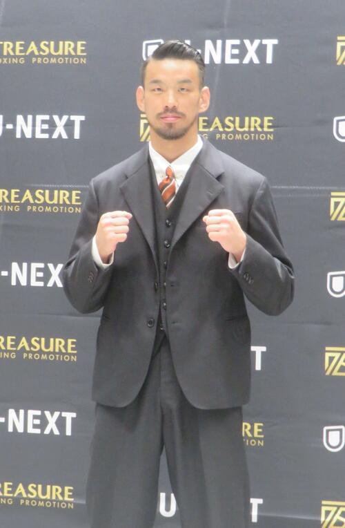 15日に東京･後楽園ホールで日本スーパーウエルター級王者左右田泰臣に挑戦する同級6位の辻本純兵