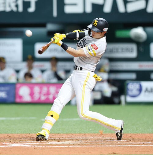 ソフトバンク周東佑京(2026年6月撮影)