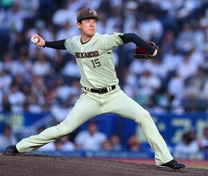 ロッテ対日本ハム　日本ハム先発の北山亘基(撮影･野上伸悟)