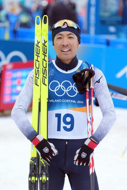 ミラノ五輪でノルディック複合に出場した渡部暁斗さん(26年2月撮影)