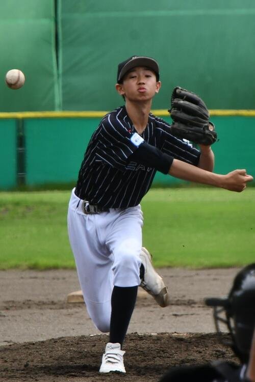 6回1死まで1失点で決勝進出に貢献した黒木渚