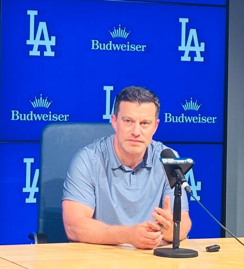 ドジャースのアンドリュー･フリードマン編成本部長が試合前に会見