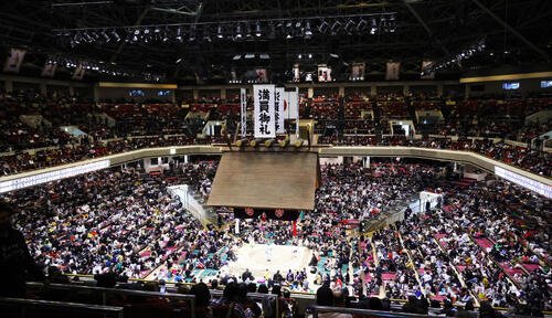 両国国技館(2023年1月撮影)