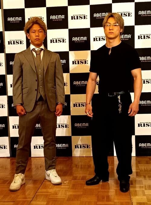 55キロ世界トーナメントの査定試合で戦う元Krush王者の大鹿統毅(左)と伊東龍也