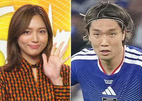 川口春奈(左)と板倉滉