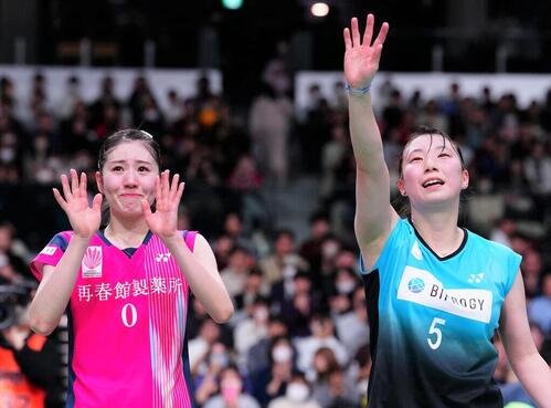 志田千陽(左)、五十嵐有紗組(2026年12月撮影)